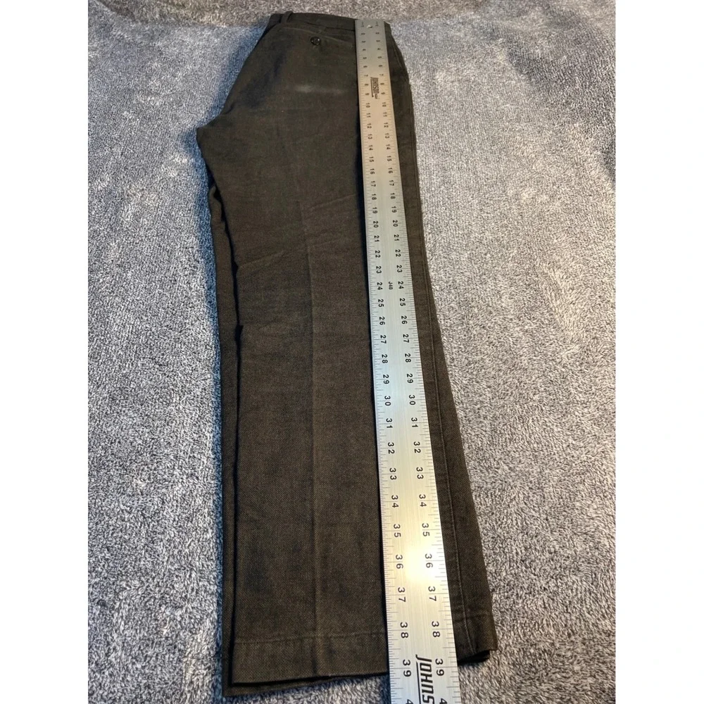 Banana Republic Kentfield Pant Mens 34x30 Dark Brown Cotton Straight Leg Chino